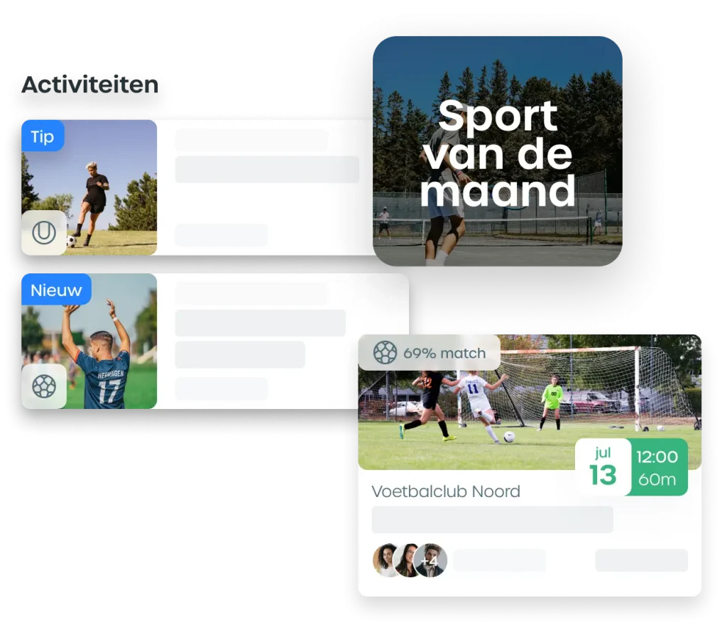 Aanbod activiteiten op Sportplein Apeldoorn app