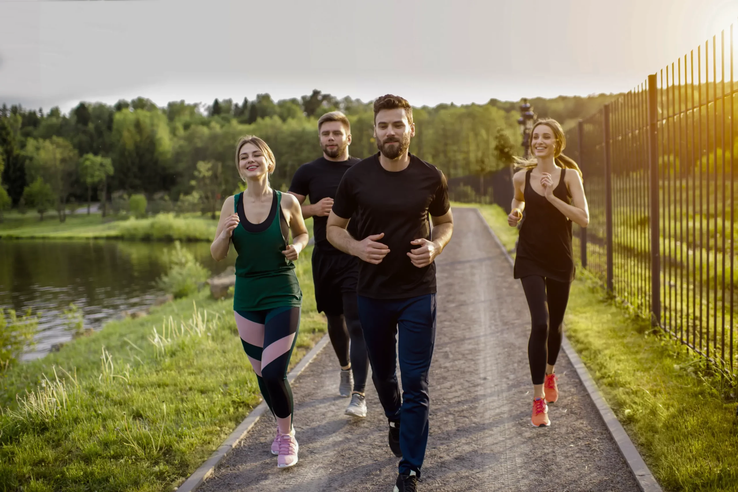 Hardloopgroep in Apeldoorn