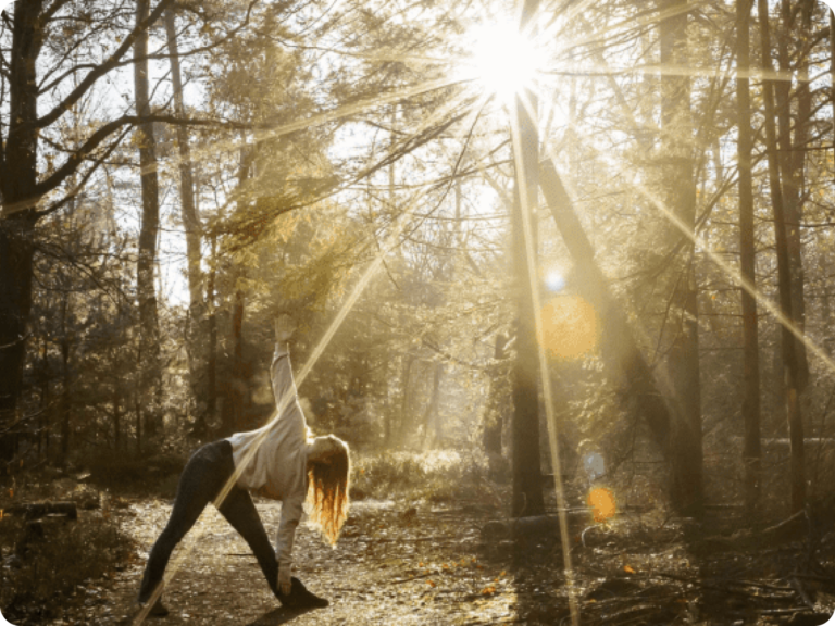 Yoga in de natuur rondom Apeldoorn