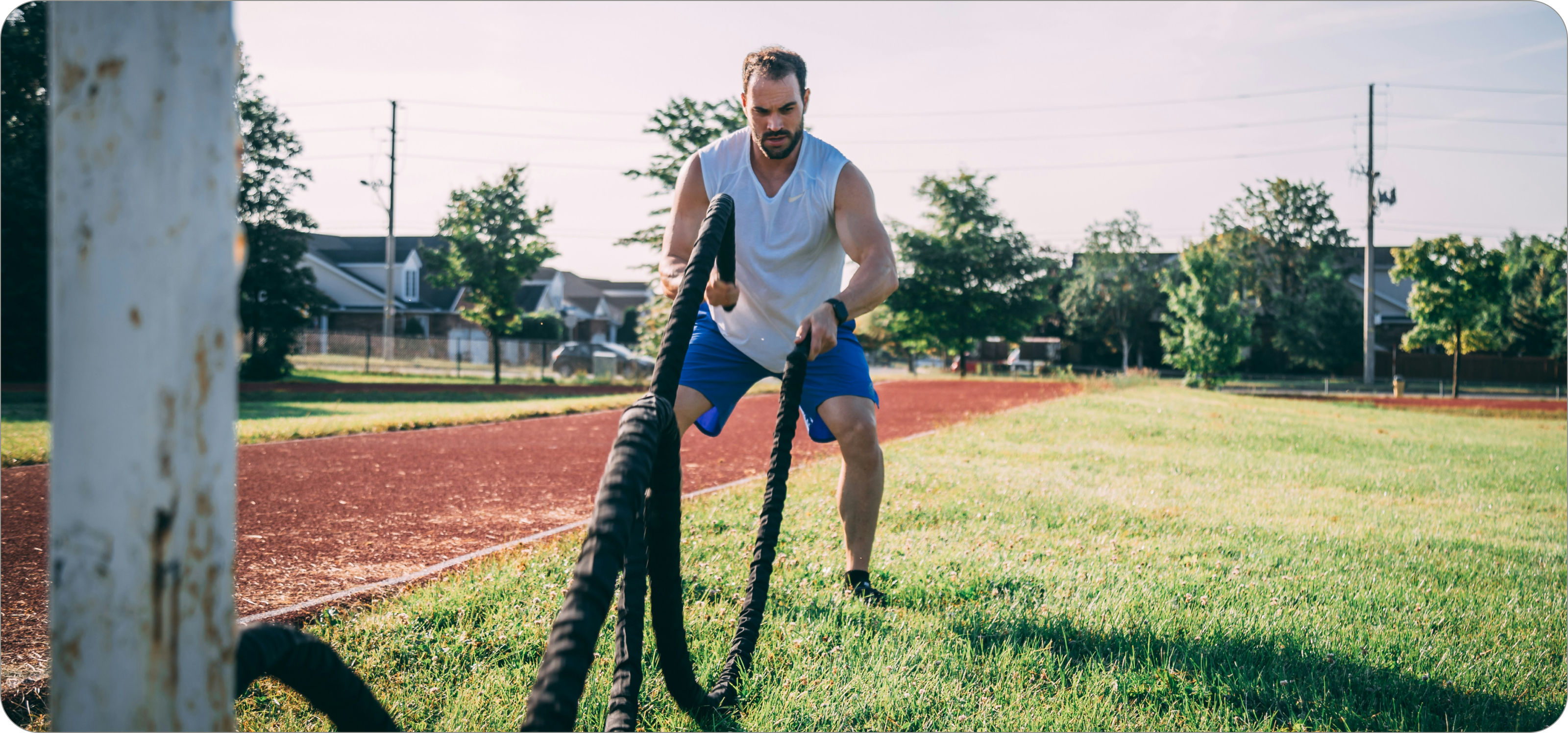 Bootcamp op grasveld in Apeldoorn